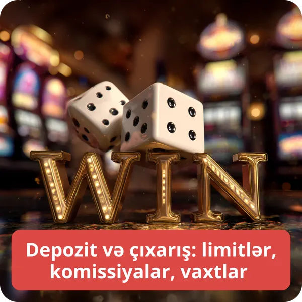 Depozit və çıxarış: limitlər, komissiyalar, vaxtlar
